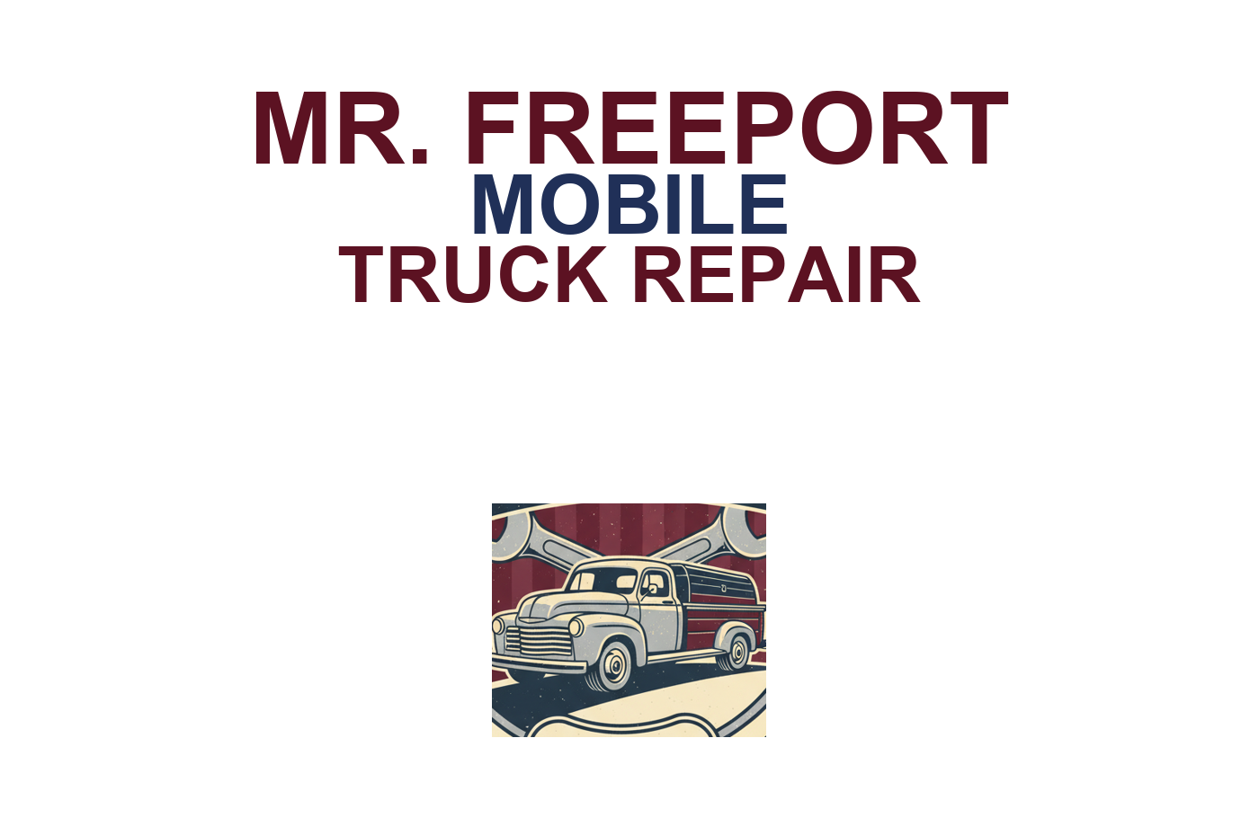 Mr. Freeport Mobile Truck Repair logo